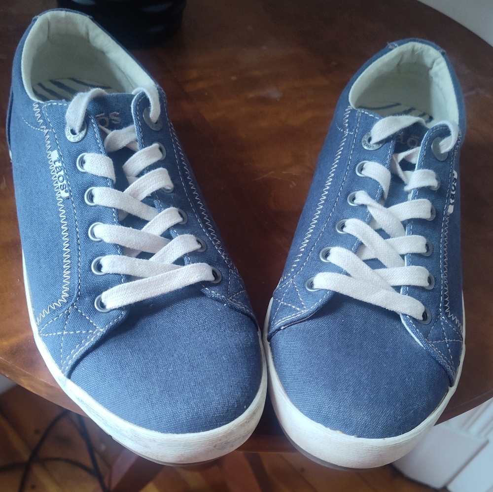 Taos Star Sneaker In Blue Wash Canvas